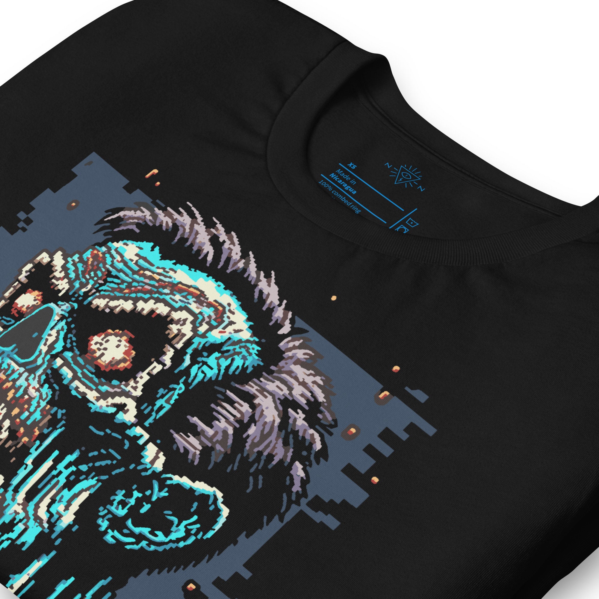 Vintage Zombie Pixel Art T-shirt - 8 Bit Gaming Inspired