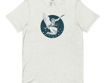 Angel Vintage Design Short-sleeve Unisex T-shirt - Etsy Angel Vintage Design Short-sleeve Unisex T-shirt - Etsy
