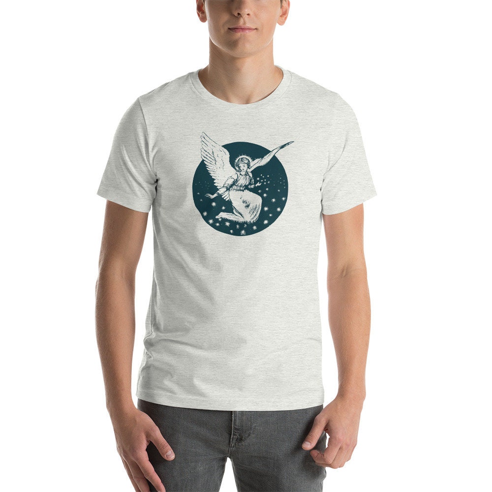 Angel Vintage Design Short-sleeve Unisex T-shirt - Etsy Angel Vintage Design Short-sleeve Unisex T-shirt - Etsy