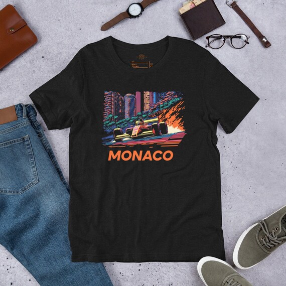 Grand Prix Monaco Racing Black Short Sleeve Polo Shirt-2