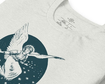 Angel Vintage Design Short-sleeve Unisex T-shirt - Etsy Angel Vintage Design Short-sleeve Unisex T-shirt - Etsy