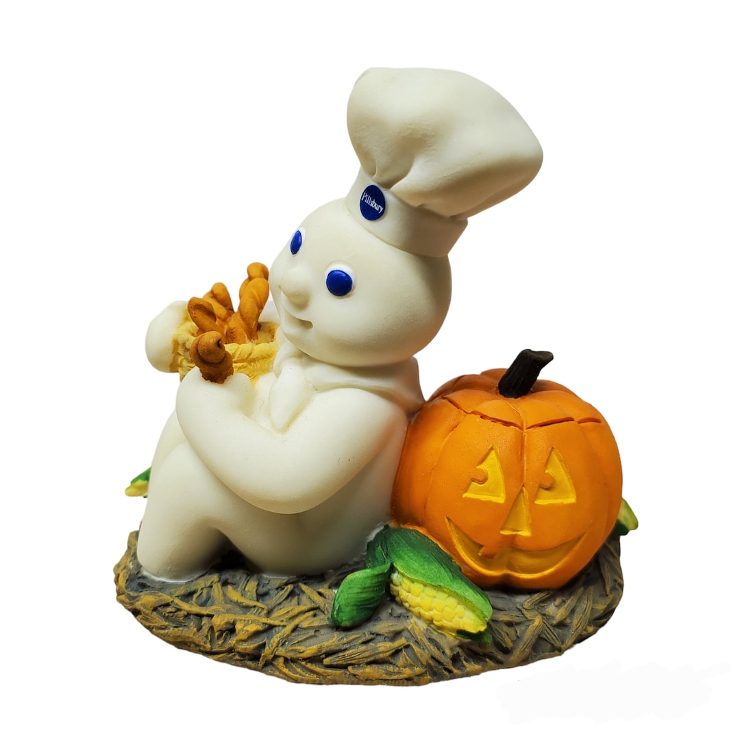 Danbury Mint 1997 Pillsbury Doughboy Company October Pumpkin Etsy