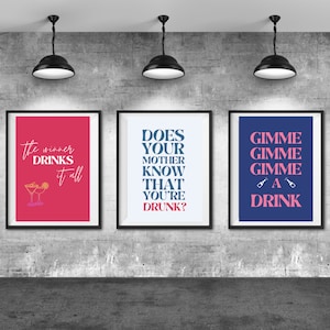 Mamma Mia Printable Posters, Mamma Mia Bachelorette Party Decorations, Mamma Mia Party