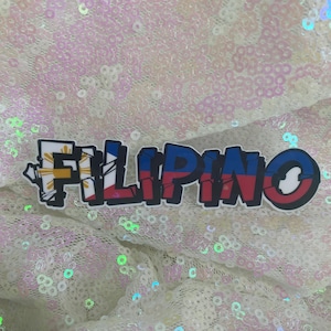 Filipino|Philippine Flag|Stickers