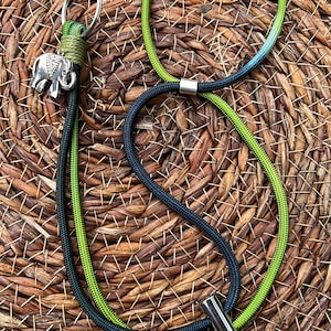 Ferret harness in desired color with jewelry pendant