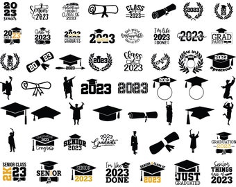 Graduation Svg , Class of 2023 Svg, Graduation Cap Svg , Senior 2023 Svg, Graduation Bundle, Graduation 2023 Svg, graduation Clipart