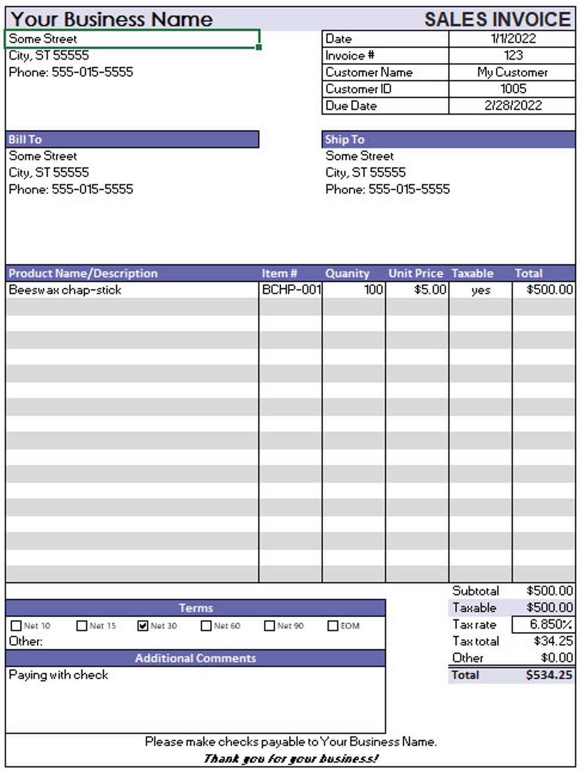 Invoice Template Excel, Invoice Template, Invoice Template Download