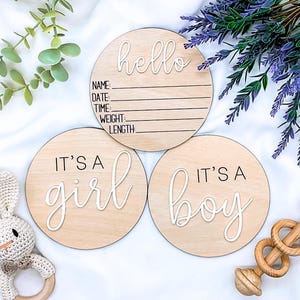 Surprise Gender Reveal Announcement Sign, Its A Girl Its A Boy Gender Photo Prop, Gender Reveal Sign for Hospital, Boy or Girl Gender Reveal
