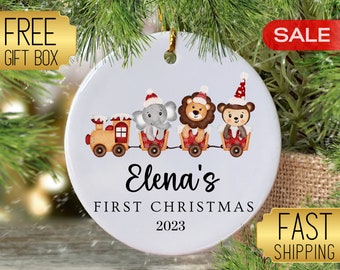 Babys First Christmas Ornament 2025, Baby Ornament Personalized, Custom Baby Christmas Keepsake, Family Ornament Personalized