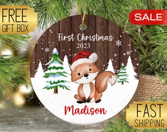 Babys First Christmas Ornament 2026, Baby Ornament Personalized, Custom Baby Christmas Keepsake, Family Ornament Personalized