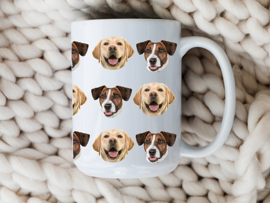 Custom Pet Mug, Personalized Dog Coffee Mug for Pet Lovers Birthday