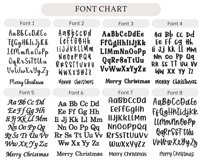 Stocking Font Personalized Christmas Stocking, Embroidered Family Christmas Stockings ...