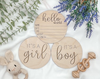 Surprise Gender Reveal Announcement Sign, Its A Girl Its A Boy Gender Photo Prop, Gender Reveal Sign for Hospital, Boy or Girl Gender Reveal