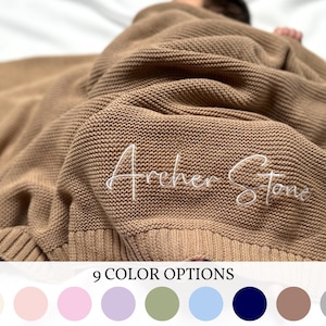 Personalized Baby Blanket, Embroidered Baby Name on Blanket, Custom Babys First Blanket, Newborn Blanket Keepsake, Unique Baby Shower Gift