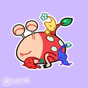 Pikmin Eepmin, Vinyl Glossy Sticker