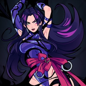 Psylocke Kunstdruck Poster