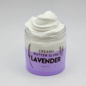 Relaxing Lavender Creamy Butter Slime
