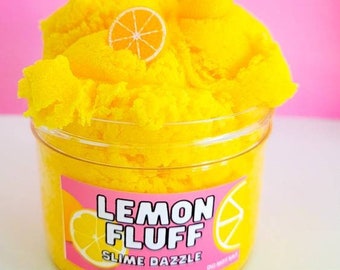 Lemon Fluff Cloud Slime Scented