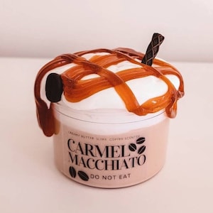 Caramel Macchiato Coffee & Caramel Scented Slime image 1