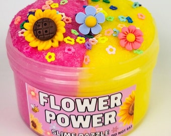 Snow Fizz Flower Power Slime