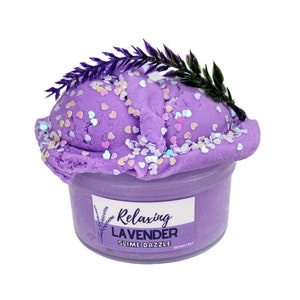 Relaxing Lavender Slime Fluff