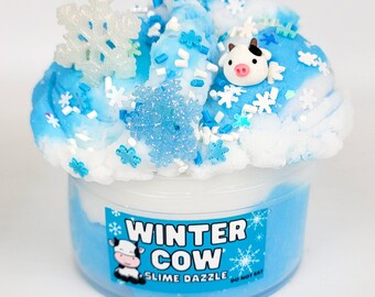 Winter Cow Cloud Slime