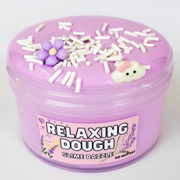 Relaxing Lavender Creamy Butter Slime