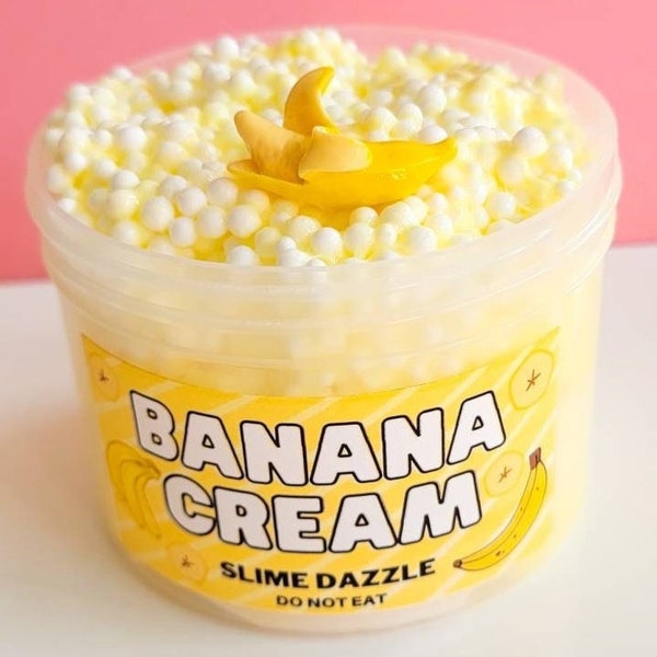 Banana Cream Slime Floam
