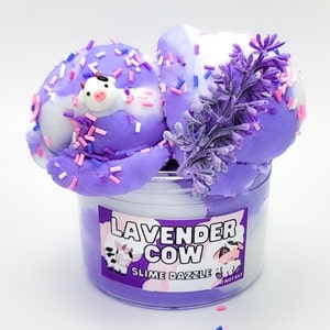 Lavender Cow Cloud Slime