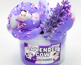 Lavender Cow Cloud Slime