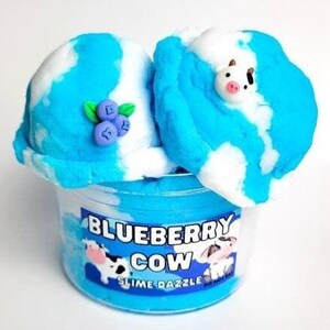 Blueberry Cow Cloud Slime