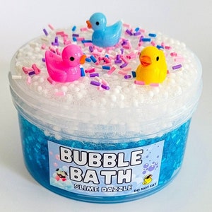 Bubble Bath Crunchy Bingsu Floam Slime