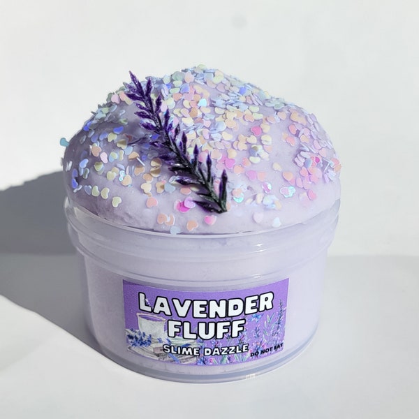 Relaxing Lavender Slime Fluff