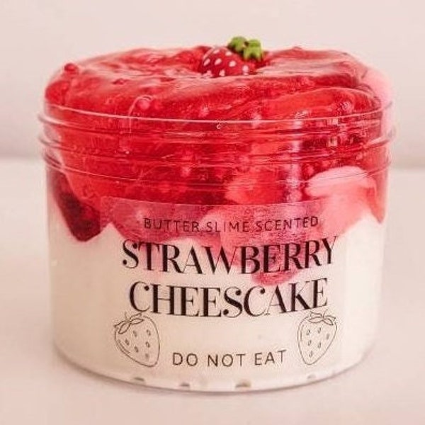 Strawberry Cheesecake Slime Scented