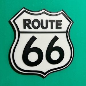 Route 66 - Voitures Disneyland | Enseigne Disney/Pixar inspirée de Disney World !