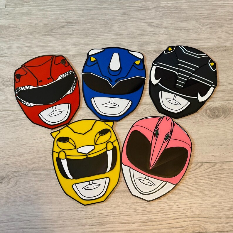 Power Rangers Insect Masks Power Rangers Retro Original Helmet Wall Sign! - Etsy