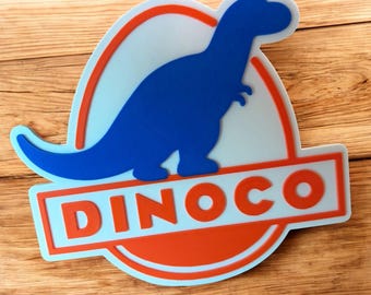 Cars Dinoco Disneyland | Disney World Inspired Disney/Pixar sign!