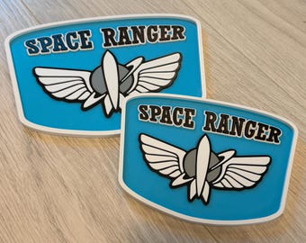 Space Ranger Badge - Toy Story Disneyland | Disney World Inspired Disney/Pixar Sign!