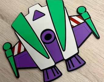 Letrero de Buzz Lightyear con mochila propulsora: ¡letrero de Disney/Pixar inspirado en Toy Story Disneyland/Disney World!