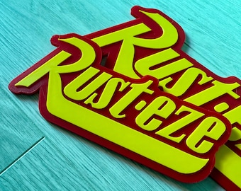 ¡Letrero de Disney/Pixar inspirado en Disneyland/Disney World de Cars Rusteze V2!