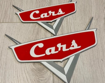 Cars Custom Name Logo Disneyland | Customise | Disney World Inspired Disney/Pixar Sign!