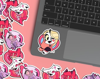 Hell Hotel Chibi Handmade Stickers ~ Hellish Decals ~ Great Birthday Gift ~ Convention Collection