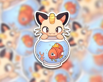 Cute Assorted Anime Handmade Stickers ~ Poke Decals ~ Great Birthday/Christmas Gift ~ Convention Collection