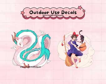 Fantasy Nostalgic Inspired Custom 4-Inch Outdoor Use Decal ~ Anime Sticker ~ Great Birthday/Christmas Gift ~ Convention Collection