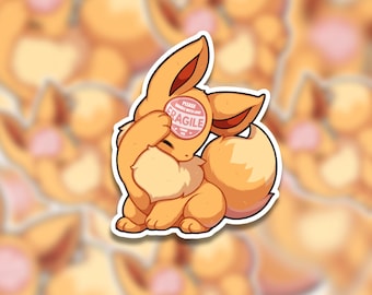 Cute Mailroom Anime Handmade Stickers ~ Poke Decals ~ Great Birthday/Christmas Gift ~ Convention Collection