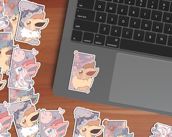 Cute Anime Handmade Stickers ~ Eeveelution Decals ~ Great Birthday/Christmas Gift ~ Convention Collection