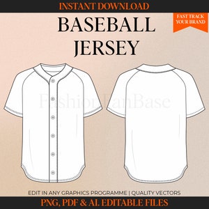 editable baseball jersey template