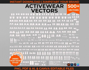 500+ Activewear Streetwear Vector Mockup Fashion Tech Pack Template Clothing Vector Fashion Template Fashion Drawing Fashion Vector Hoodie
