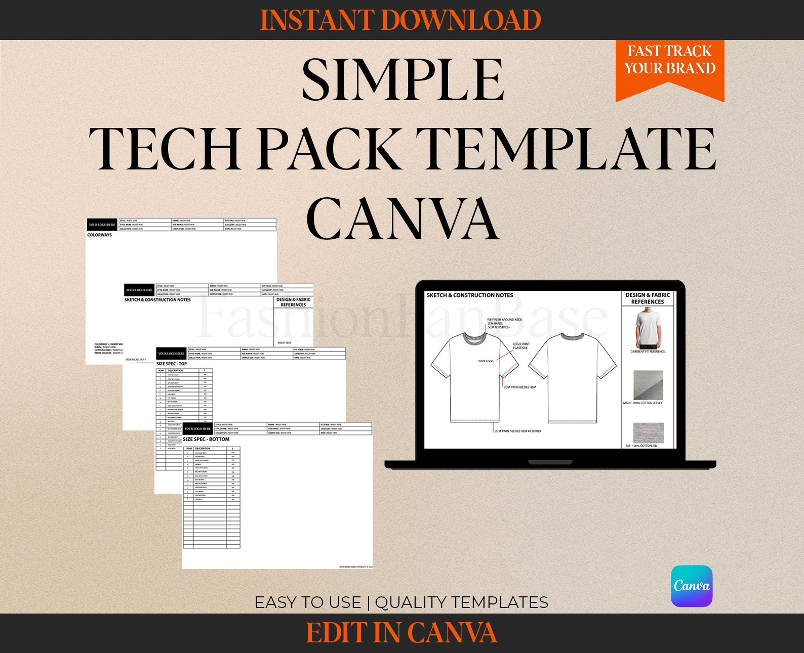 Simple Fashion Tech Pack Template Canva Tech Pack Template Canva Simple Fashion Tech Pack Template Canva Tech Pack Template Canva