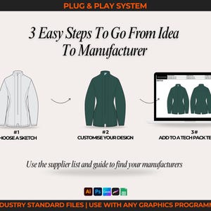 Massive streetwear vector bundle with 2100+ clothing mockups, fashion sketches, and flat fashion drawings. Includes hoodie vectors, tee mockups, outerwear flats, jogger sketches, and streetwear pants. Use for fashion design templates, digital clothing mockup presentations, and creating tech packs for streetwear fashion brands. Ideal for designers making streetwear fashion lines, brand launch collections, and digital tech pack templates across Adobe Illustrator, Canva, and Procreate.